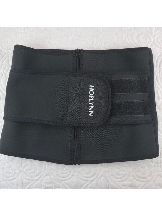 Other - HOPLYNN Neoprene Sweat Waist Trainer Corset Trimmer Shaper Black Size L